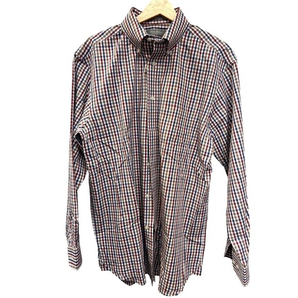 Daniel Cremieux Signature Collection Checked Button Down Oxford Shirt - Picture 3 of 8
